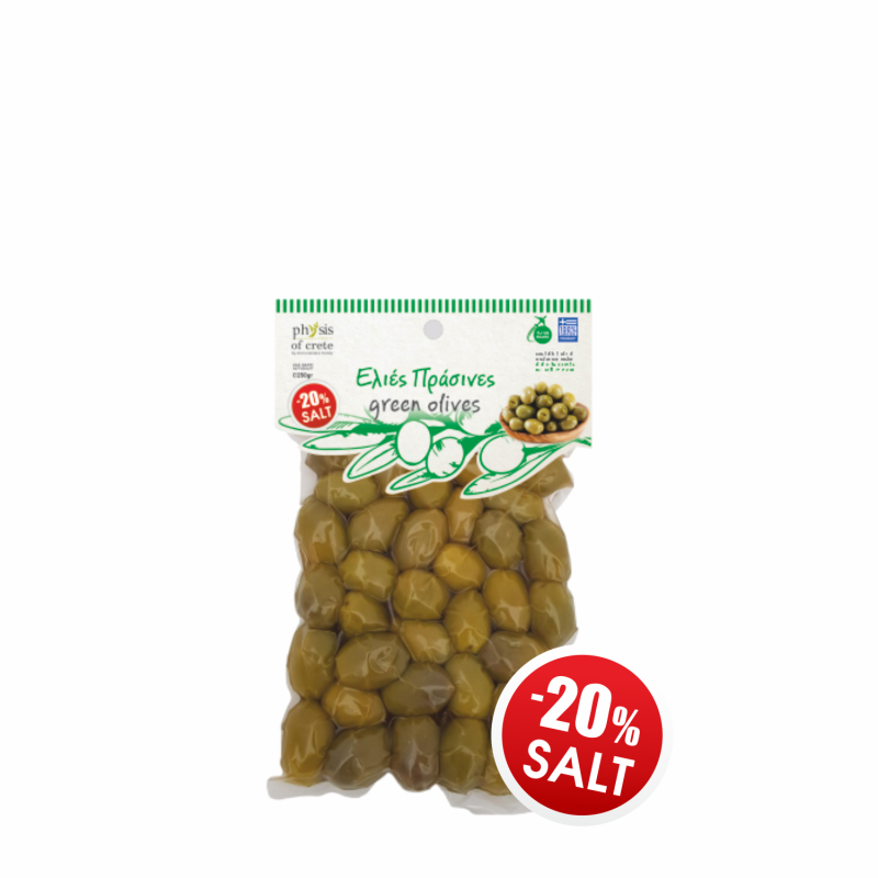 Green Olives -20% Salt